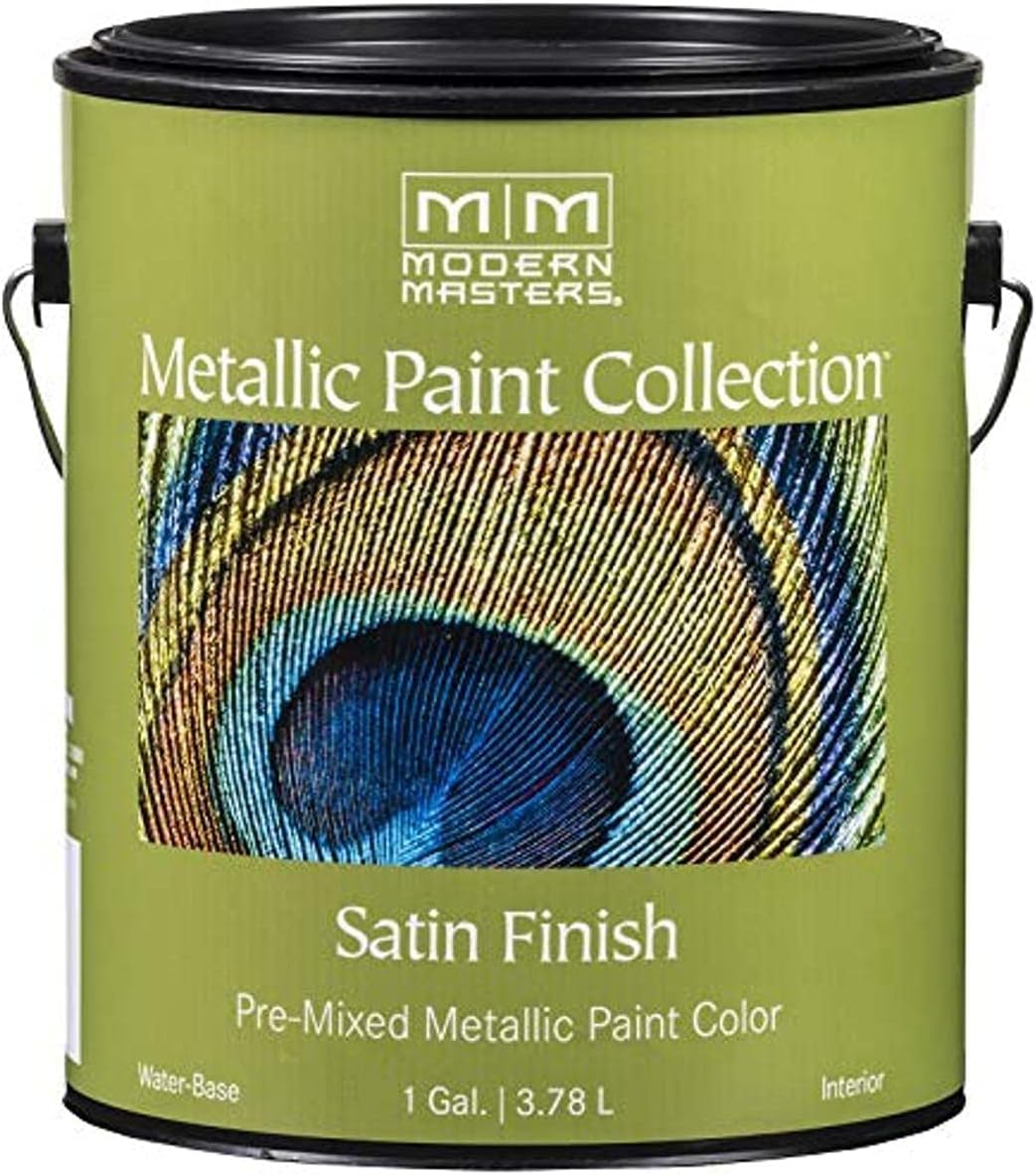 1 gal Modern Masters ME195 Copper Metallic Paint Collection, Satin Water-Based Decorative Metallic Paint
