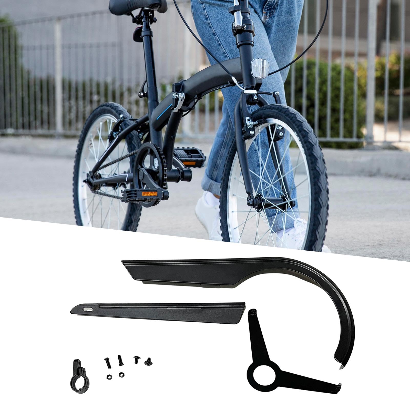 Fahrrad Kettenschutz Schutzhülle Für 48–52 Zähne – Universelle Kettenabdeckung Aus Robustem Material | Schutz Vor Schmutz & Steinen
