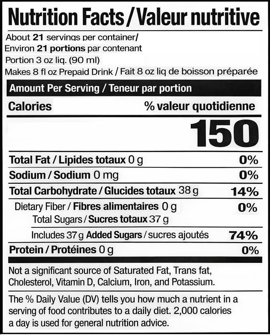 Torani Real Fruit Smoothie Mix, Lemonade, 64 Ounce
