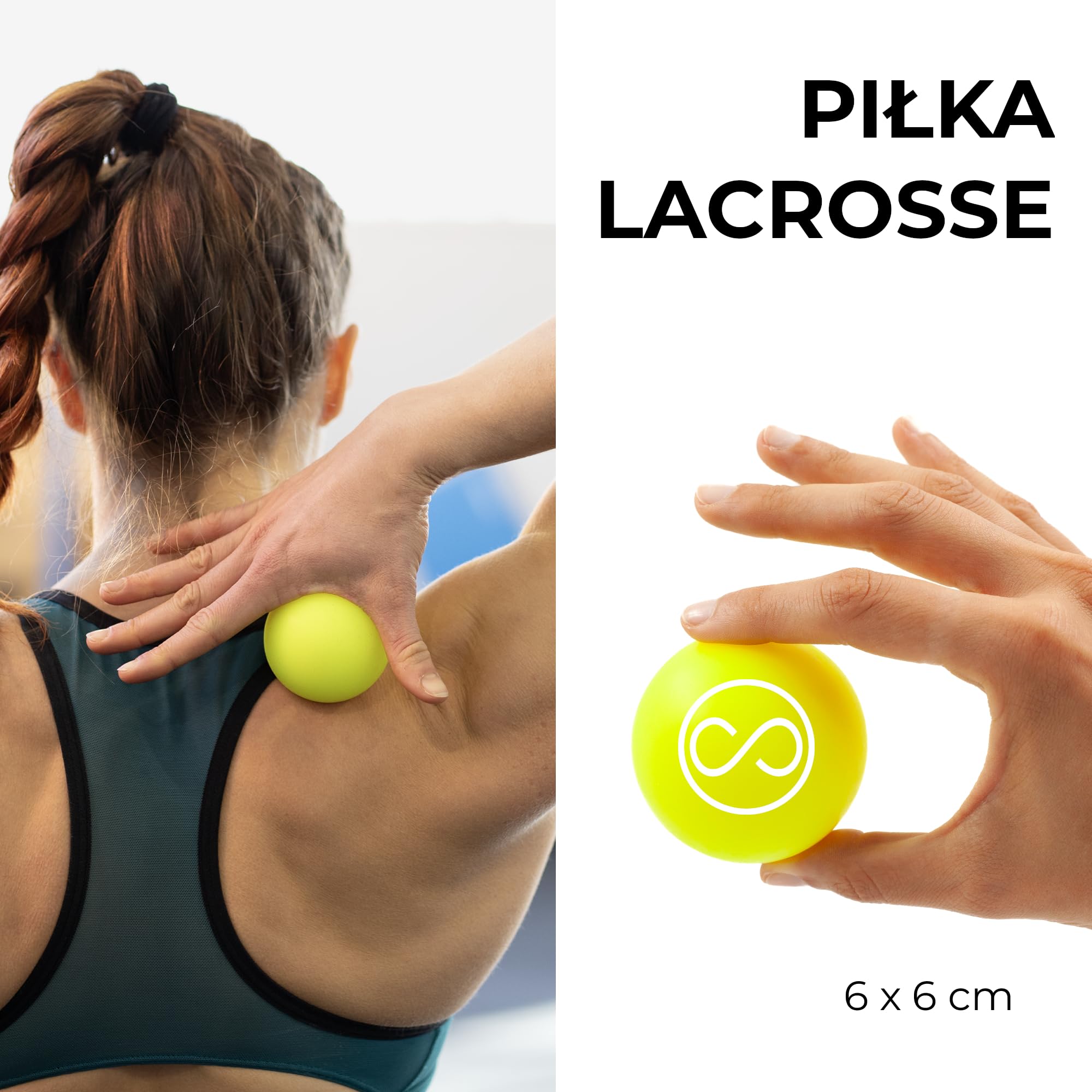 KALAHARI Zestaw Piłek do Masażu, 4 w 1, plus Ebook z ćwiczeniami - Podwójna Piłka, z kolcami Jeż, Lacrosse, Elastyczna Taśma i Torba - do Punktów Spustowych i Masażu Mięśni i Mięśniowo-Powięziowego