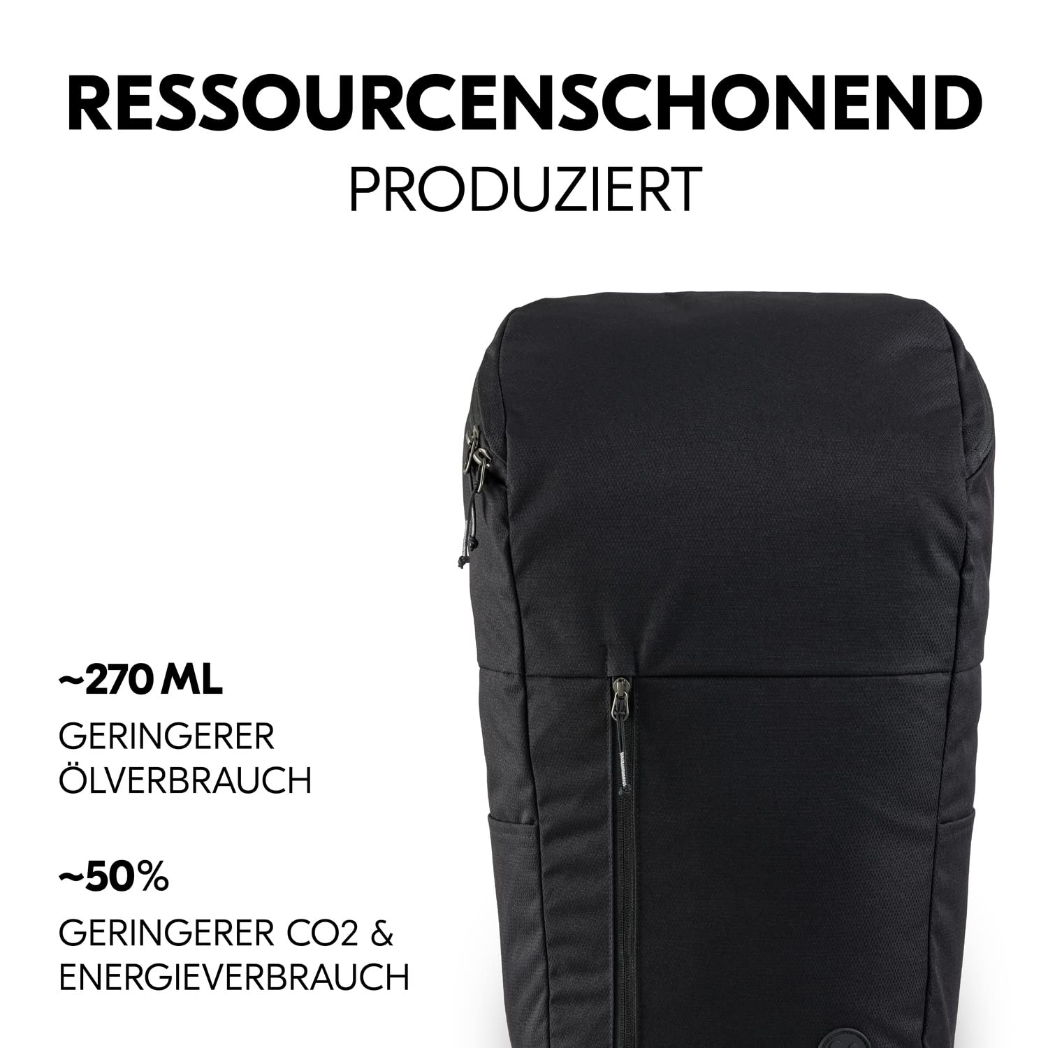hauck Pack N Walk, Schwarz - Wickelrucksack und Wickeltasche 22 Liter mit Innentaschen, Außenfächern, Verstellbare Gurte und Brustgurt - Rucksack für Damen und Herren