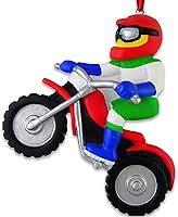 Vista 8 de Adorno personalizado de bicicleta 2024 – Adorno de motocicleta y moto de cross para árbol de Navidad