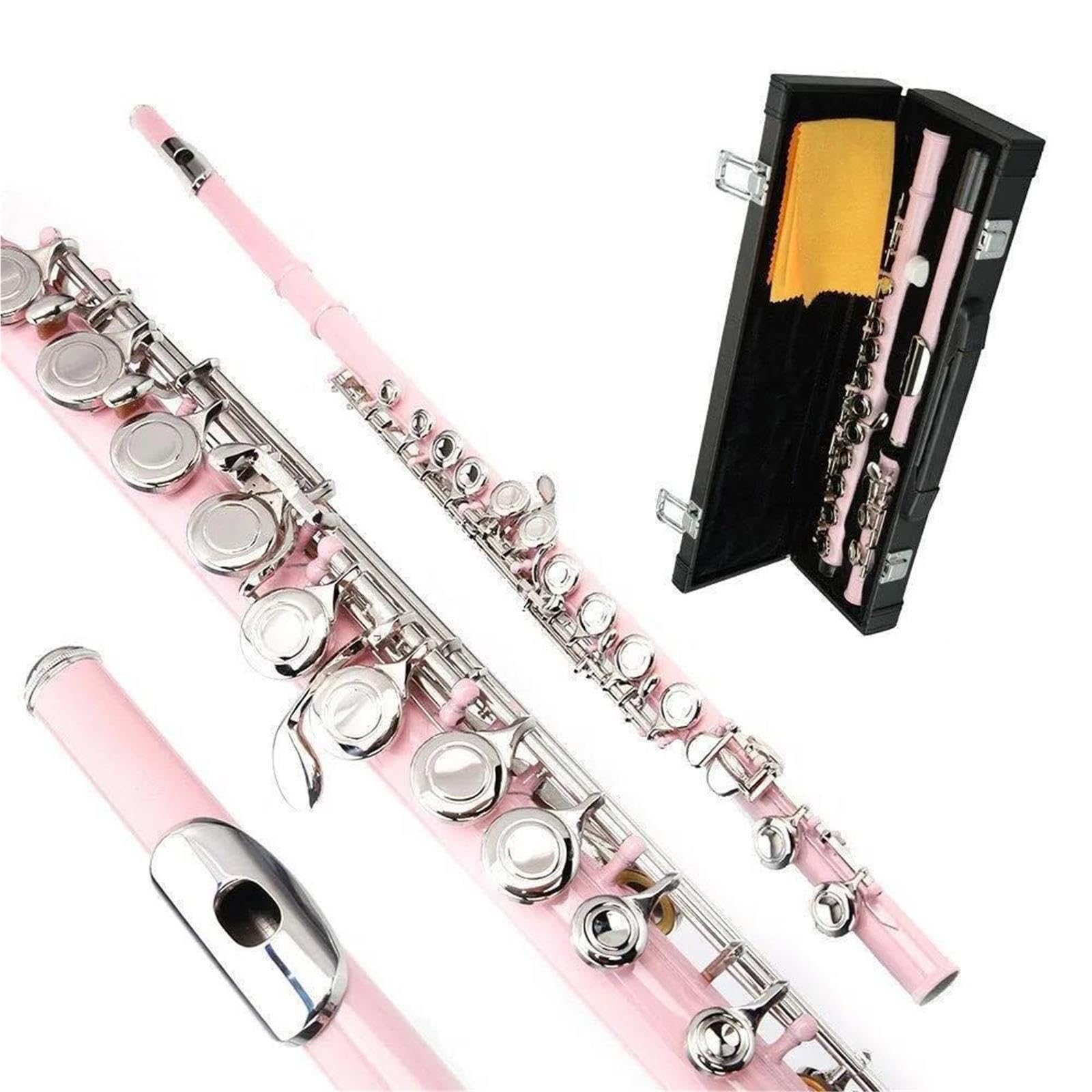 Flute Instruments Profesjonalny flet typu C z 16 otworami