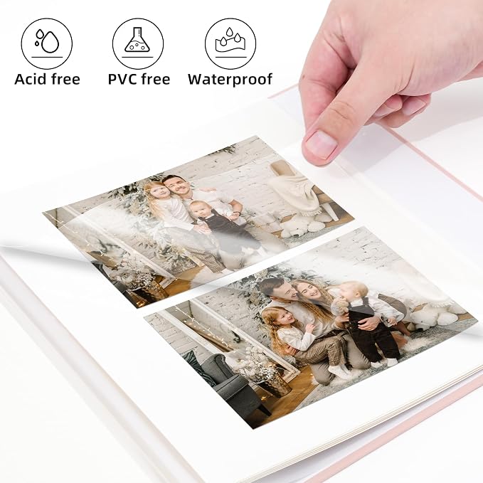 Álbum de Fotos Vienrose Rojo con 40 Páginas Adhesivas miniatura 6
