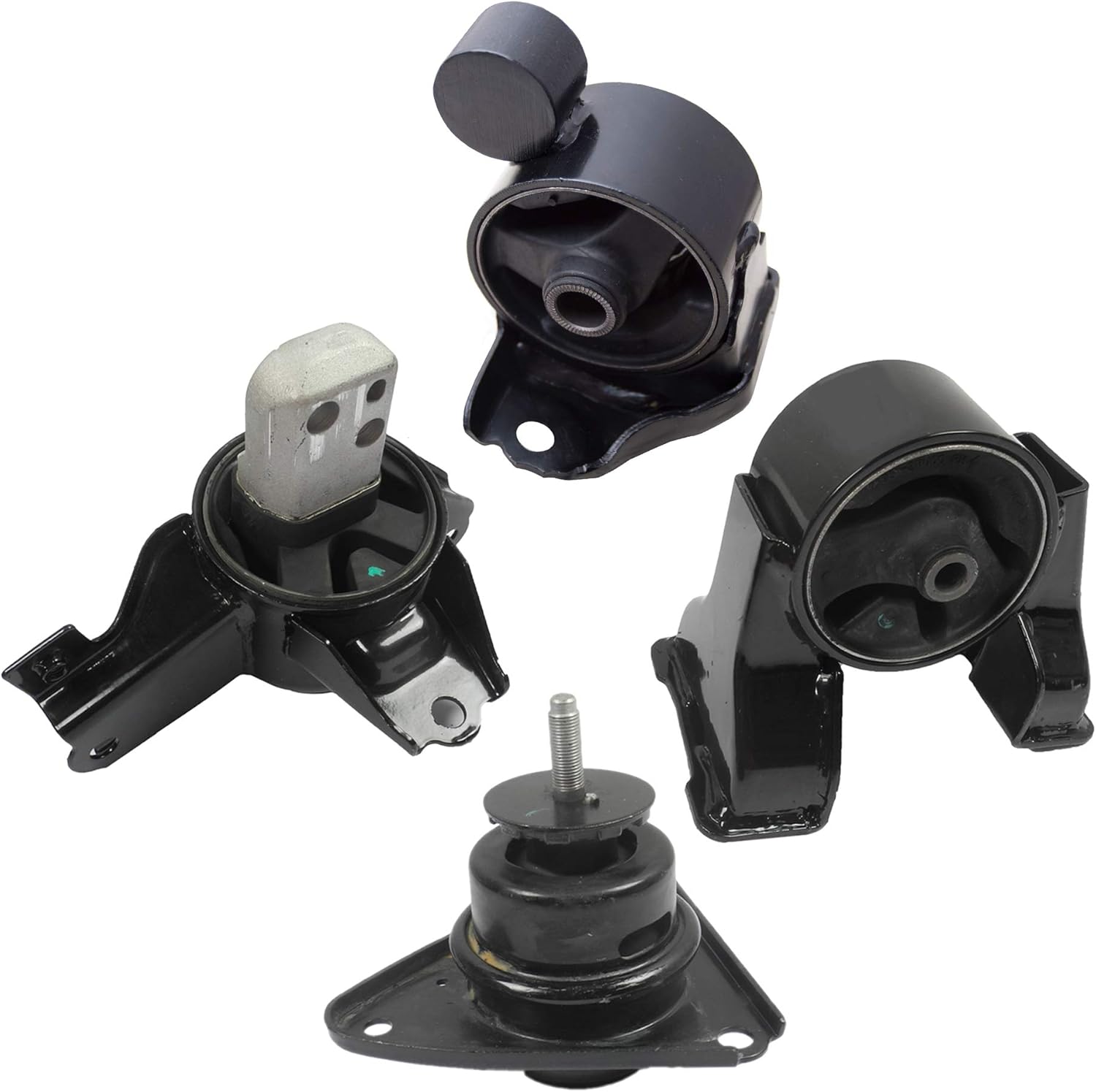 Compatible with Hyundai 07-10 Elantra 2.0L Engine Motor and Automatic Tranmission Mount Set of 4PCS A7161 A7148 A7167 A7155 2007 2008 2009 2010
