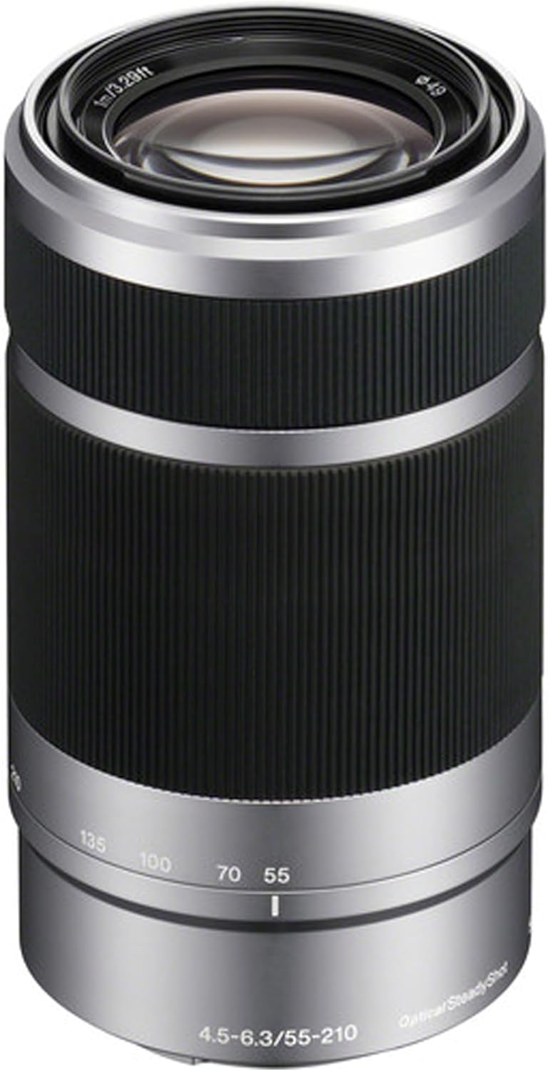 Sony ZV-E10 II Mirrorless Camera (White) + Sony 16-50mm Lens (Silver) + Sony E 55-210mm (Silver), Wide Angle and Telephoto Lens, 64GB Memory, Filters, Tripod Kit, Deluxe Case & More (35pc)