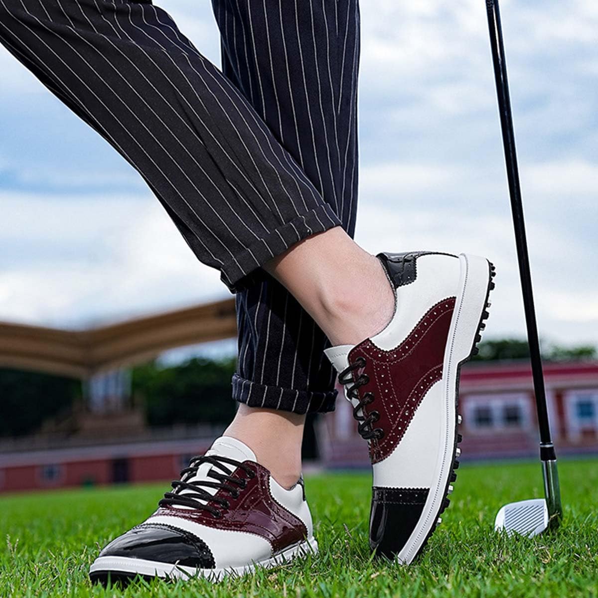 Zapatos De Golf Sin Clavos para Hombre Talla Grande