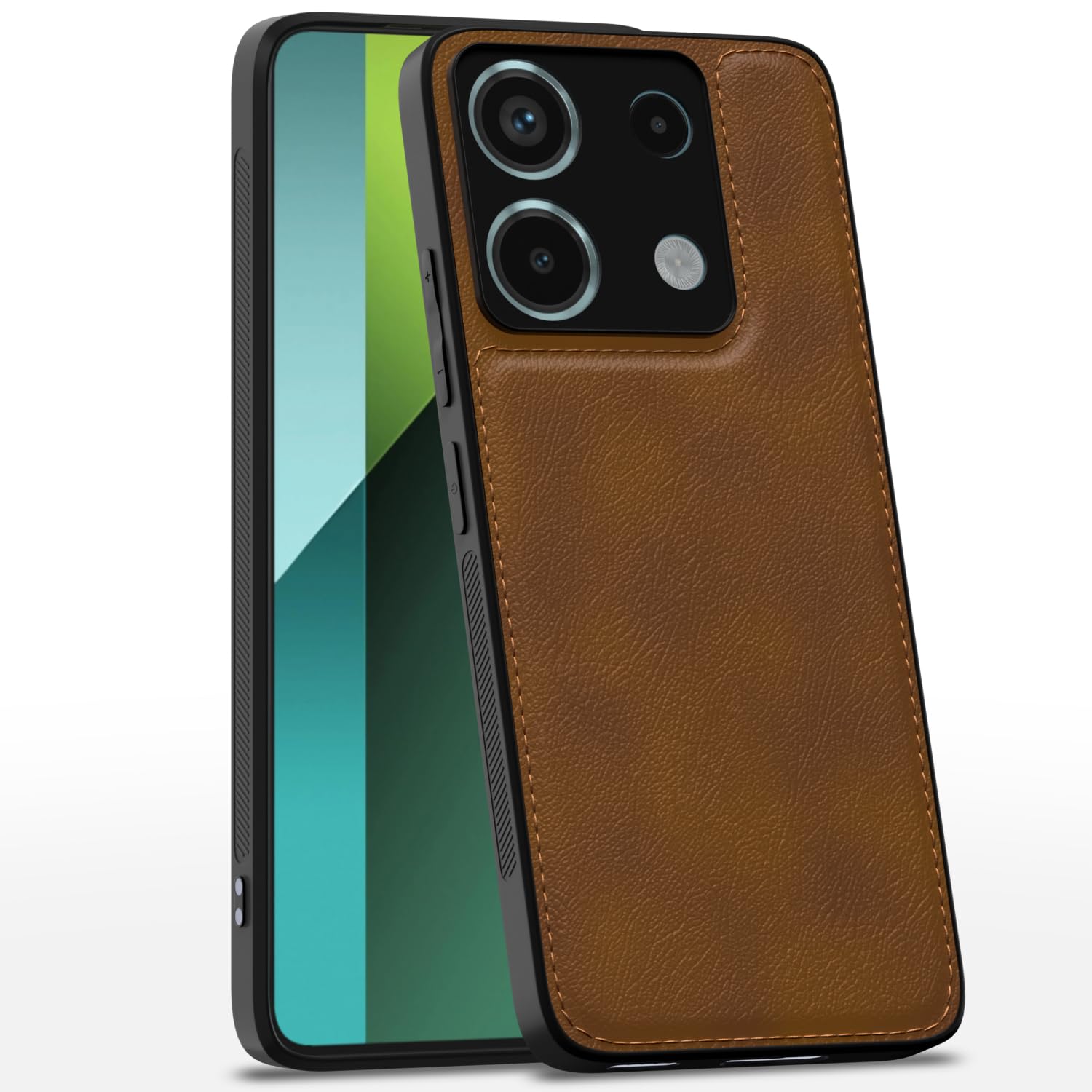 Pikkme Redmi Note 13 Pro 5G Back Cover | Flexible Pu Leather | Full Camera Protection | Raised Edges | Super Soft-Touch | Bumper Case for Redmi Note 13 Pro 5G (Brown) (B0D796K9M2) Amazon Price History, Amazon Price Tracker