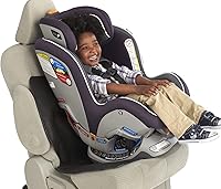 Vista 2 de Nuby On The Go Kids - Alfombrilla protectora para asiento de automóvil, protege la tapicería de hendiduras, arañazos y derrames, color negro