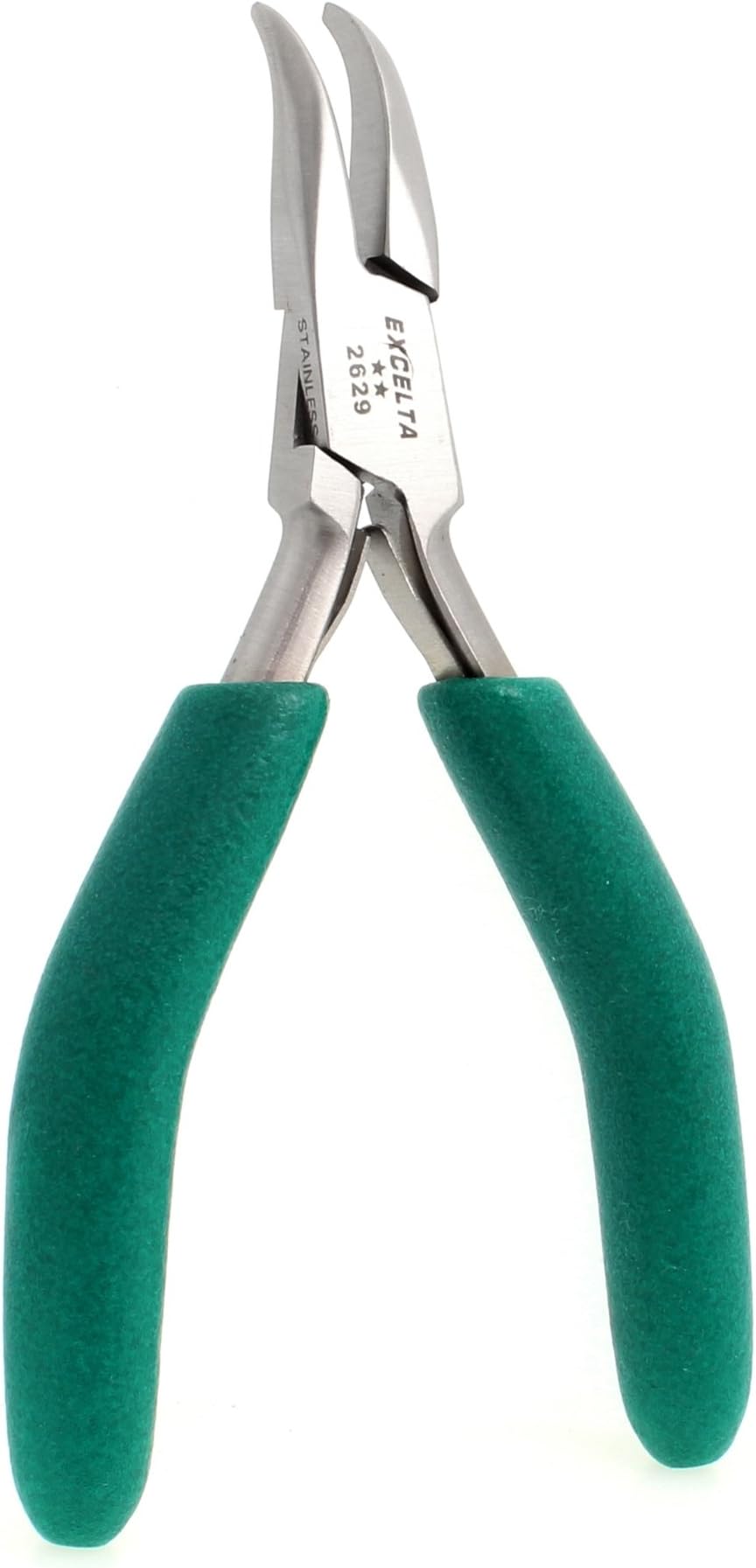 Excelta2629 Plier, Bent Nose, 4.75 Overall Length, Stainless Steel by Excelta