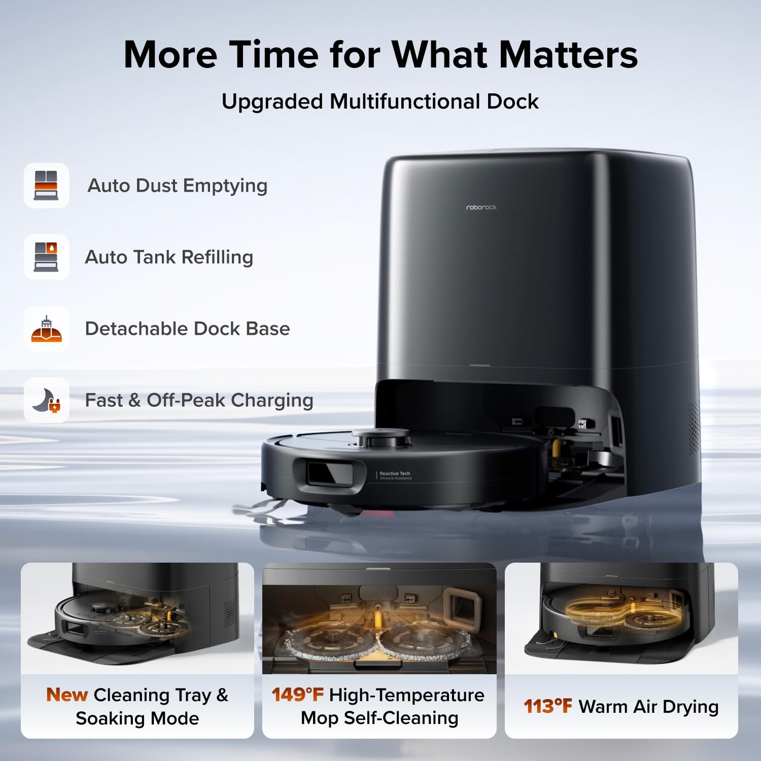 roborock 2026 New Qrevo 2 Pro Robot Vacuum and Mop, 20,000Pa Suction view 7