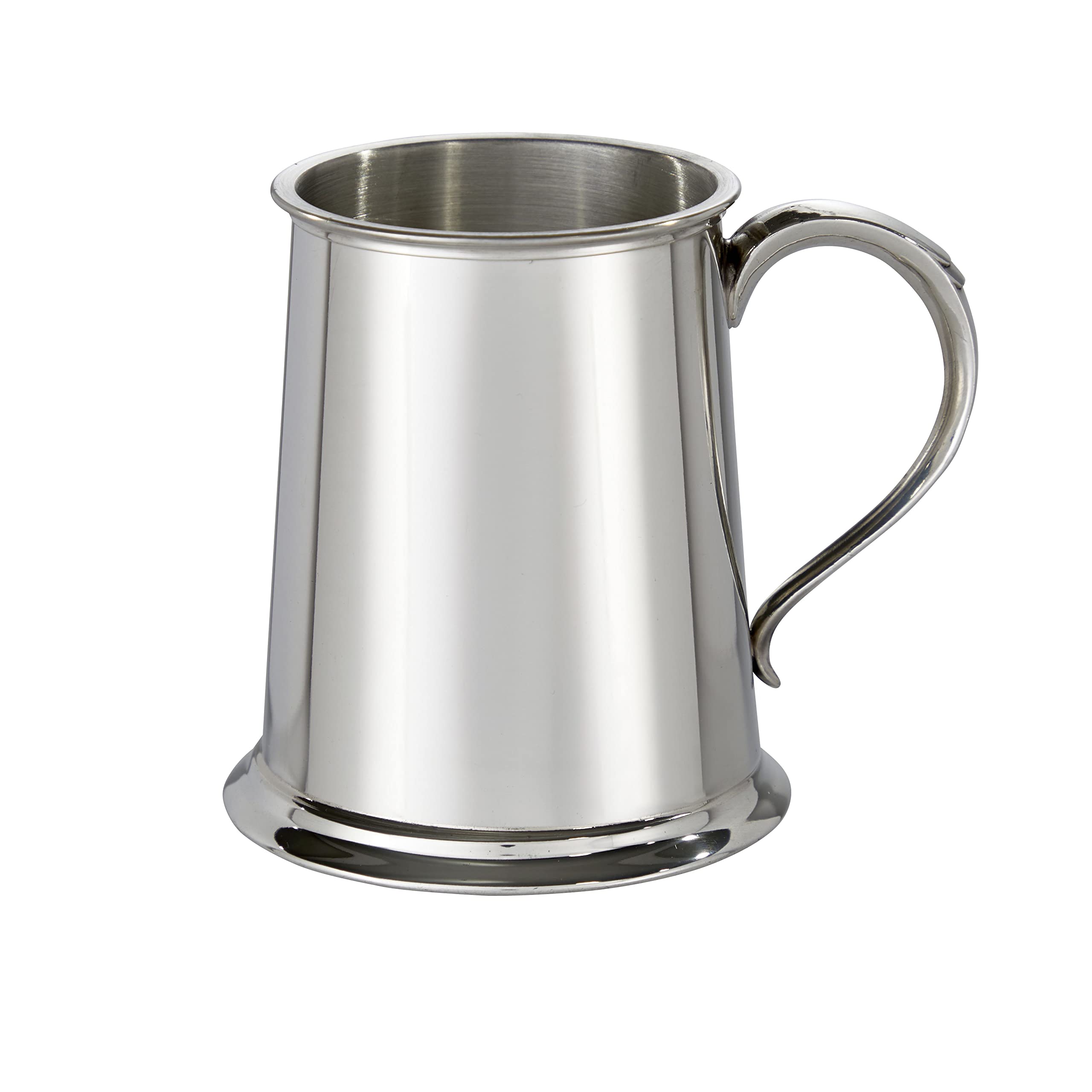 Wentworth Pewter Tankard – Engraving Included – 1 Pint Beer Mug in Gift Box – Ideal for Wedding, Birthday, Retirement, Sports Trophy or Dad Gift