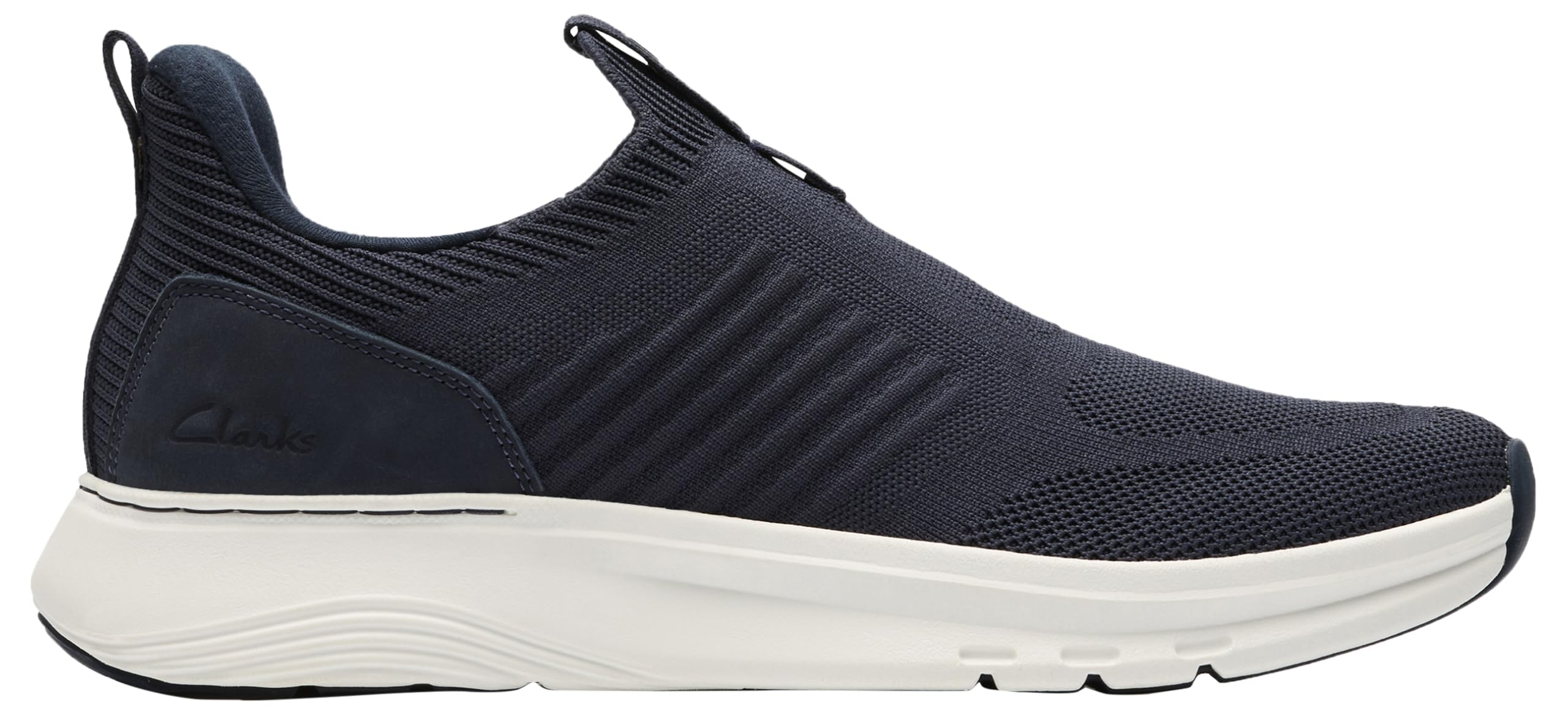 Clarks Motion Trek in Mens Navy Knit, 7