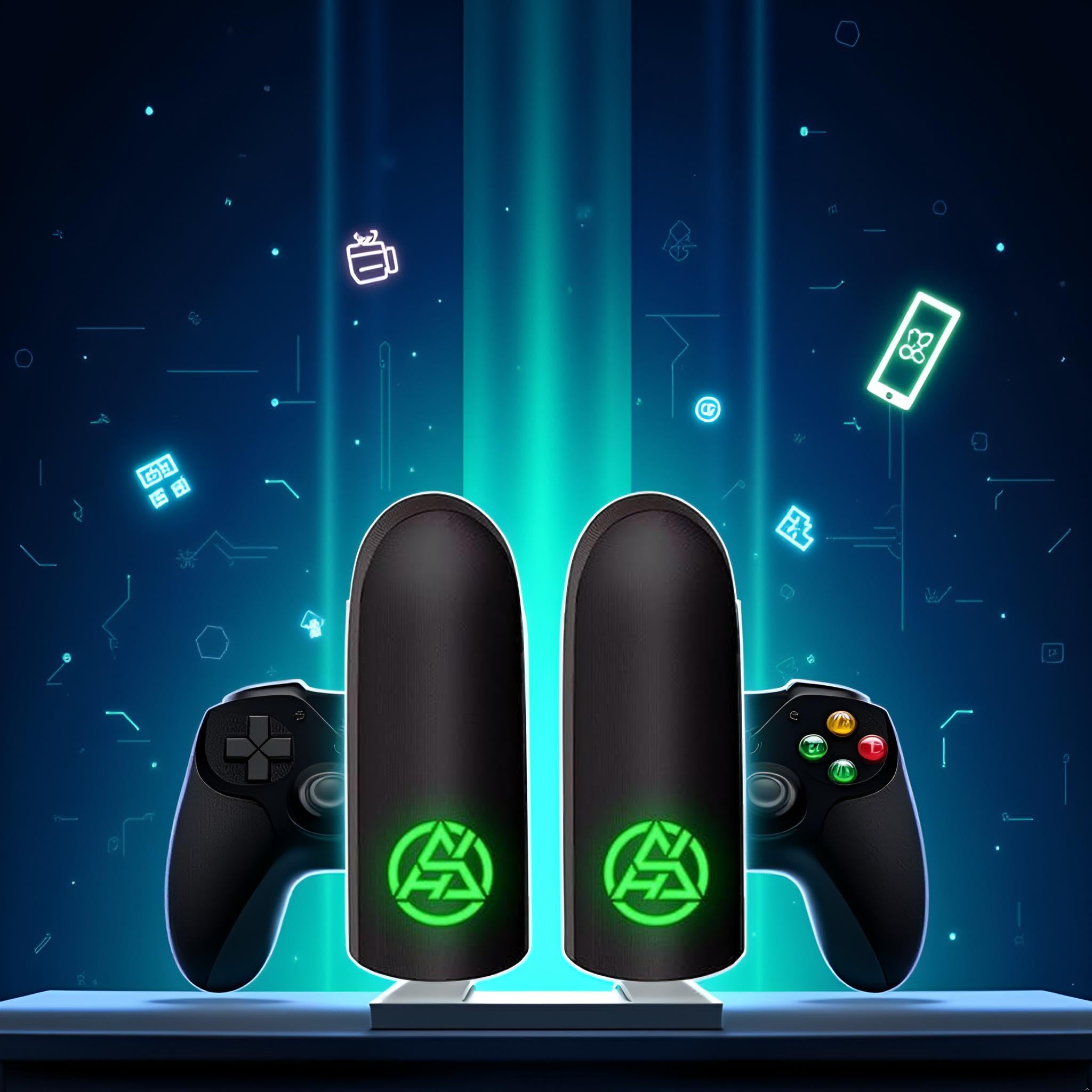 Gants Antidérapants Pour Jeux Mobiles - Lot De 2, Respirants, Anti-transpiration, Pour Une Meilleure Prise En Main, Noir
