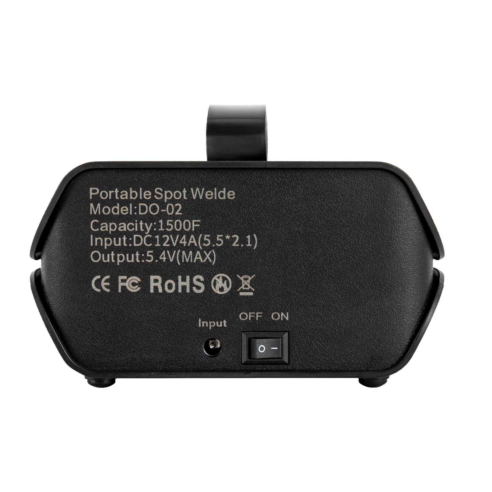 Saldatrice a punti portatile, portatile, 0,1 – 0,3 mm, mini spot saldatore con 4 spilli di saldatura, saldatrice a punti portatile con display LCD