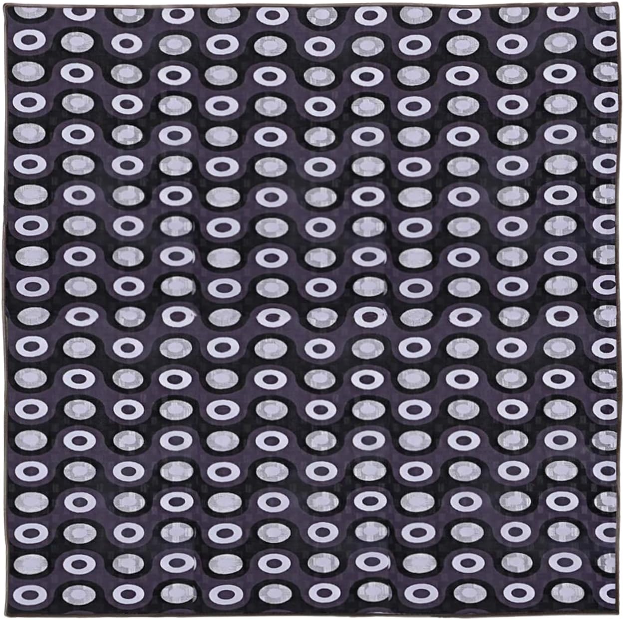 Flower Design 3 Layered PVC Bed Server Food Mat Oil & Waterproof (Cream) (Model Number: HS_37_KUBMART020028)