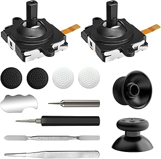 Ultimate 13-in-1 Replacement Kit for Oculus Quest 2 Controller/Meta Quest 2 Controllers Joysticks, Thumbstick, Screwdriver, Tweezer, and Pry Tool for Oculus Quest 2 Controllers