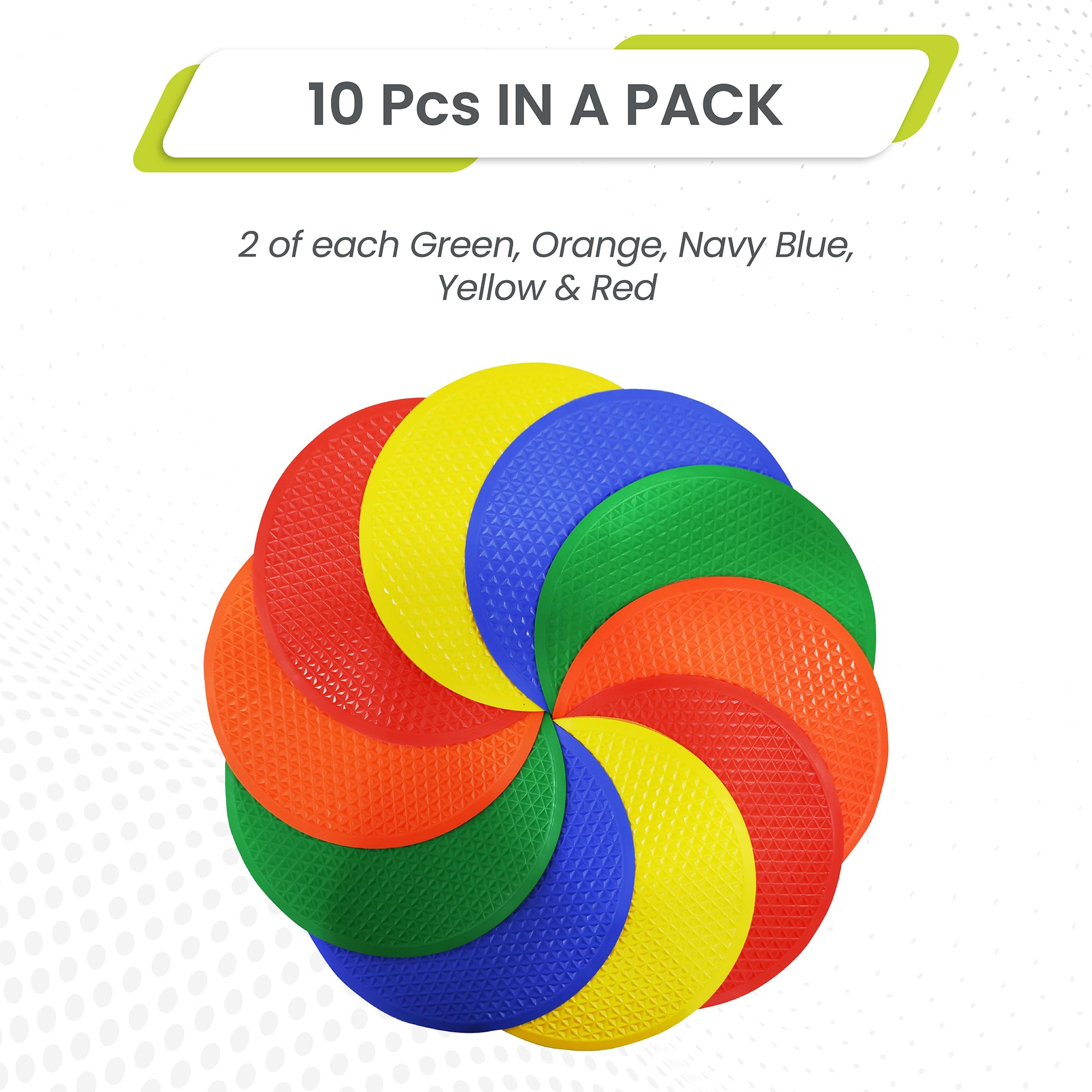 TuXHui Spot Markers 9 Inch 14 Inch Non Slip Rubber Agility India - Foto 3