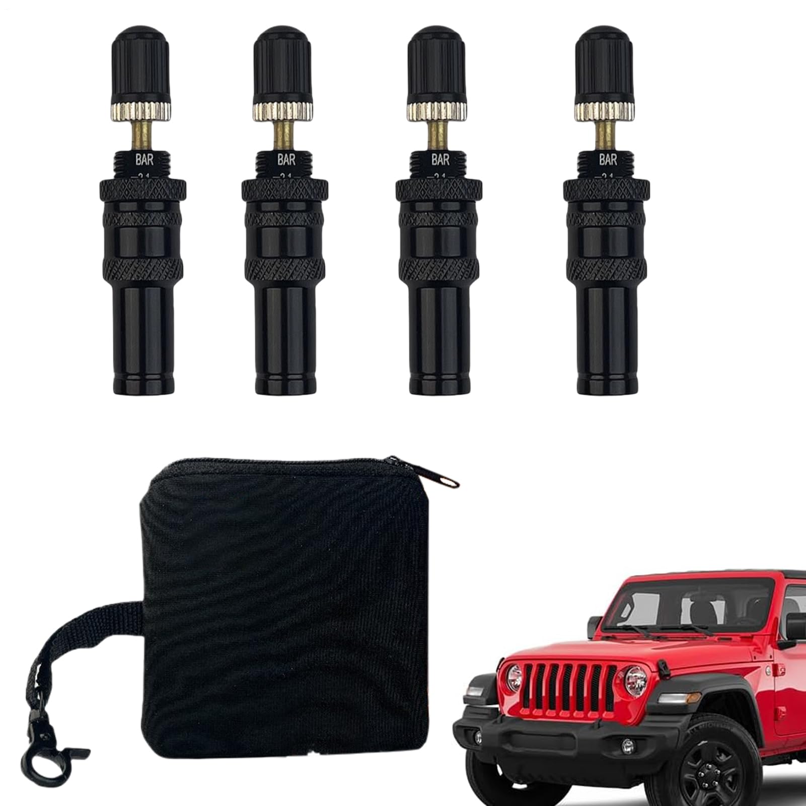 Valve de dégonflage de pneu portable pour camion et moto