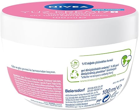 NIVEA Skin Tone Synchronizer Face Cream 100ml, Equal Skin Tone, 24 Hour Moisturizing Face Cream, Sunscreen with SPF15, Fast Absorption, Helps Prevent Skin Stain Formation, For Sensitive Skin