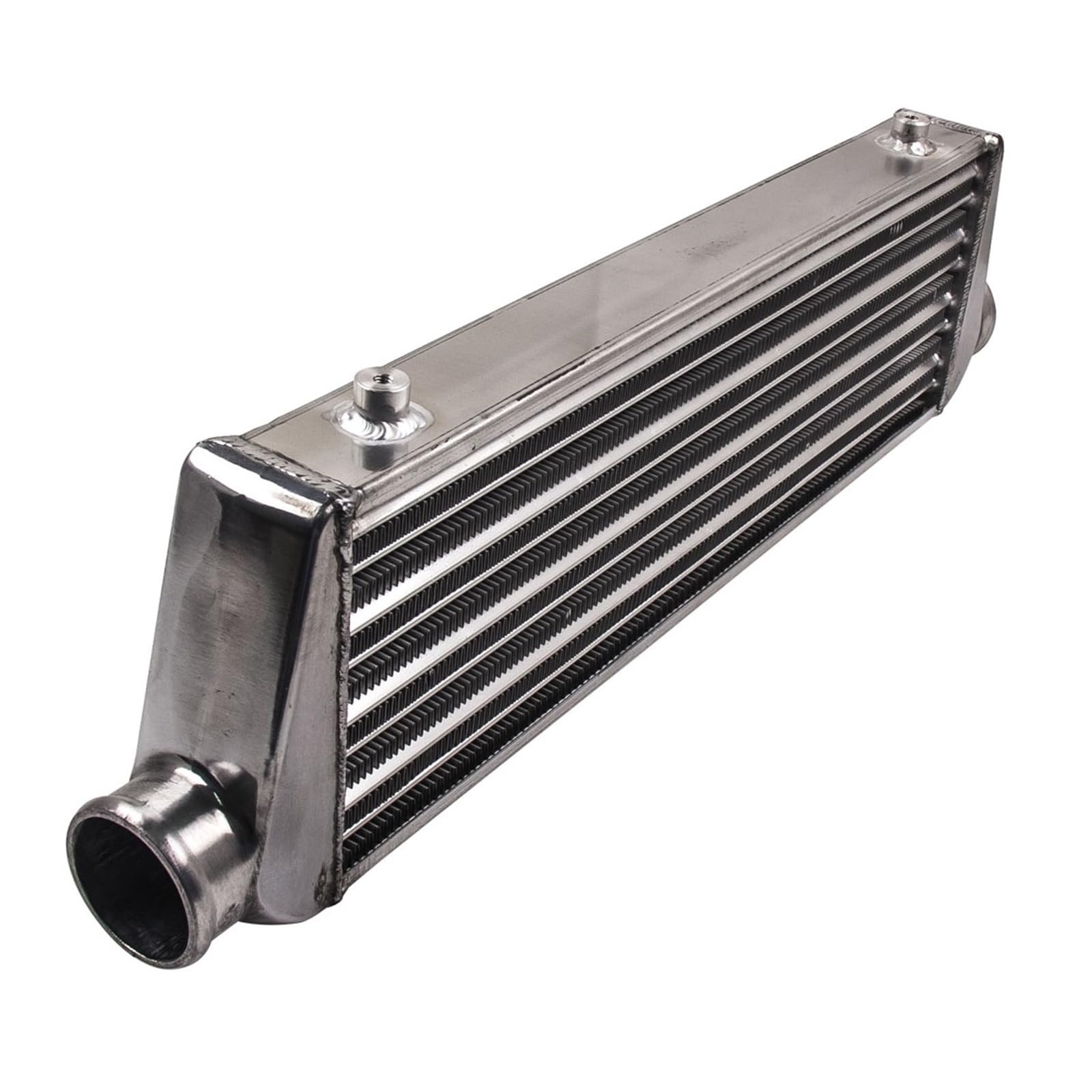 Hgddbae One Color Cooled Intercooler Turbo Intercooler Fit For Inlet 2.5" / 64Mm Universal Intercooler 27''X7''X2.5 Tube & Fin