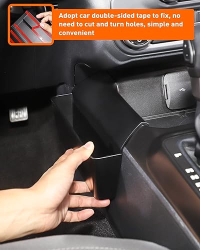 Miniatura 3 de Savadicar Caja de almacenamiento de cambios, bandeja de extensión de palanca de cambios de ABS compatible con Ford Bronco SUV 2021-2025, accesorios