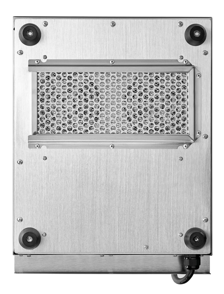 Bartscher Induktionskocher IK 30T-1 mit Touch-Bedienfeld, 3000 W Leistung, 1 Kochstelle mit Fettfilter, Edelstahl/Glas, für Gastronomie