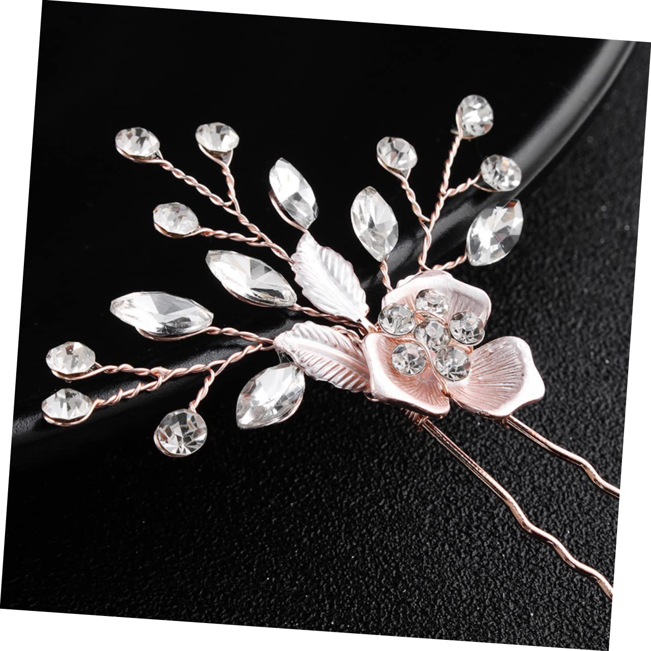 Ipetboom 6pezzi Pettini Per Da Sposa Con Foglie e Fiori Accessori Eleganti Per Matrimoni Cerimonie e Occasioni Speciali Combinazione Di Pettine e Hairpin Per Look Sofisticati Hs Hs