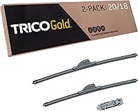 Vista 20 de TRICO Gold 19" + 19" Juego de 2 limpiaparabrisas de repuesto premium para automóvil, limpiaparabrisas de haz para todas las estaciones para lado