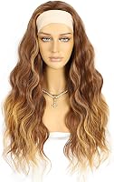 Sapphirewigs Ombre Barna Hullámos Fejpántos Paróka - 66 cm Hosszú, Ragasztómentes Műhaj 150% Sűrűséggel, Napi Viseletre és Cosplayhez 5