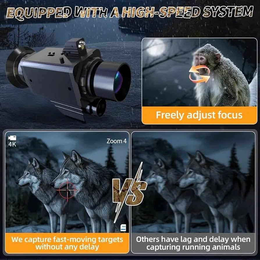 Amazon.co.jp: SUZLAZYR 4K サーマルスコープ - HD+LR+ナイト