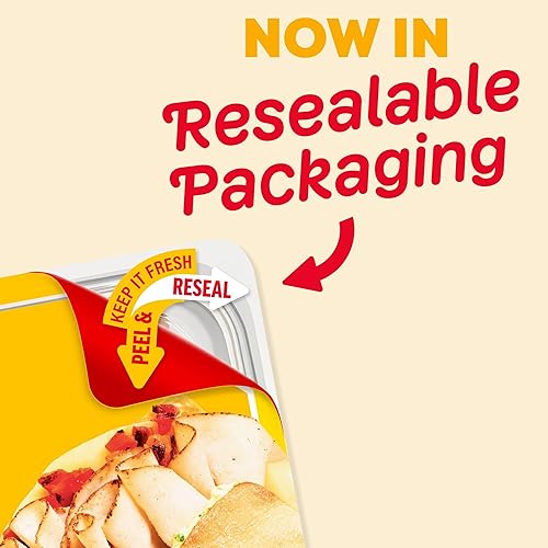 Miniatura 7 de Oscar Mayer Deli Fresh Mesquite - Carne de pavo ahumado en rodajas de almuerzo, bandeja de 8 onzas