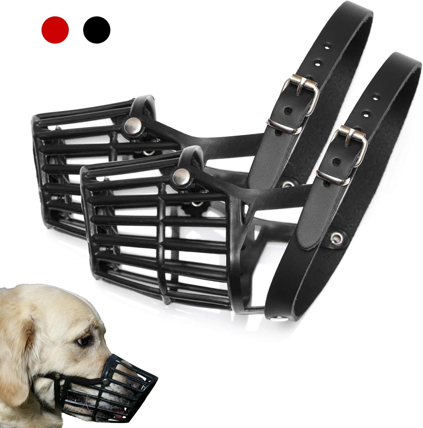 Maulkorb Für Hunde - Atmungsaktiv Mit Reflektorstreifen Für Sicherheit