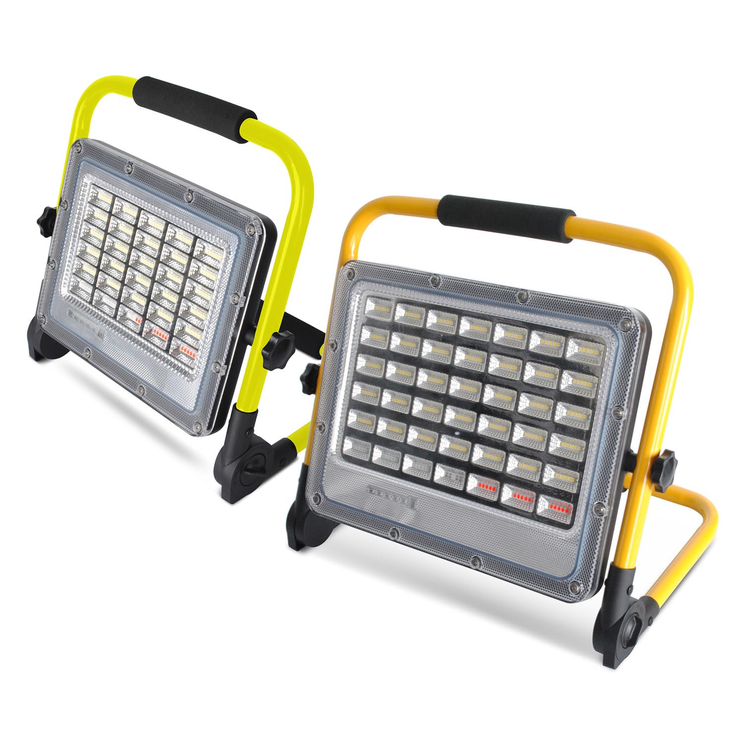 ledbox Proyector LED, 100W con batería de Litio recargable + emergencia, Blanco frío