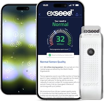 Home Semen Analysis Kit   10 Tests with Smartphone Video Results | 10 Home Sperm Tests for Long-Term Tracking | Smartphone Analysis in 15 Minutes | Measures Progressive Movement & Volume
