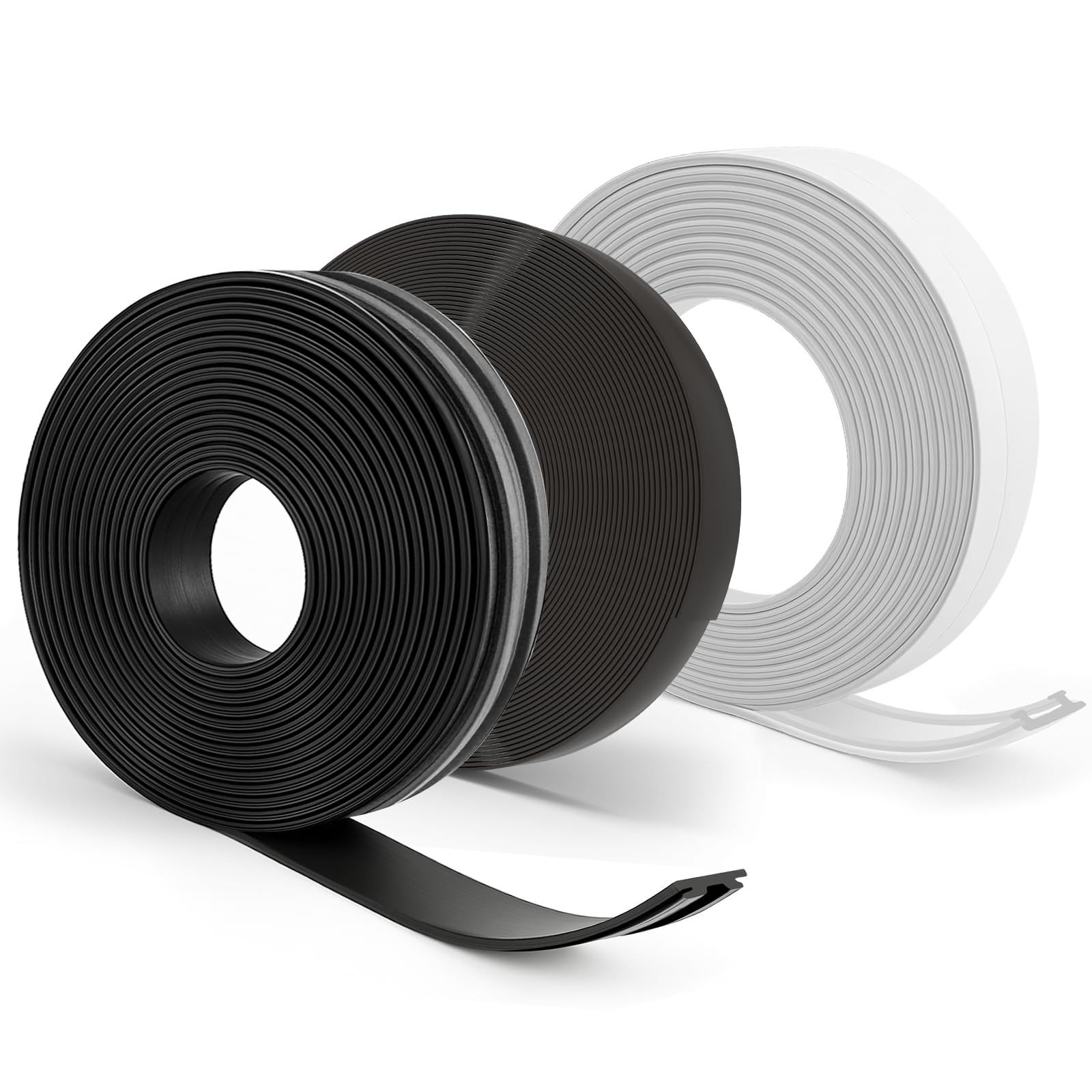 OWYR Fly Screens for Windows Repalcement Repair Kit Including 600cm Adhesive-Backed Magnetic Strip, 600cm Grooved Magnetic Strip and 600cm White PE Stripe