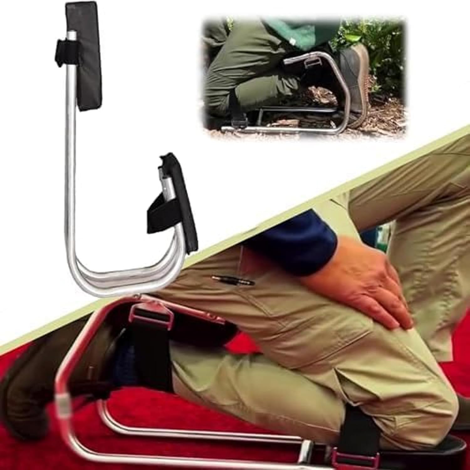 2024 New Knee Seat for Gardening, Knee Seat Ergonomic Knee Protection and Ankle Support Protecting Knees, Labor-Saving Tools for Farm Work(1 PCS)