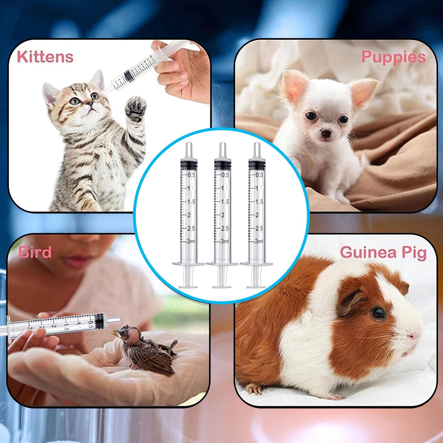 10 sztuk 3 ml strzykawki do płynu, strzykawka bez igły, sterylne pakowane pojedynczo