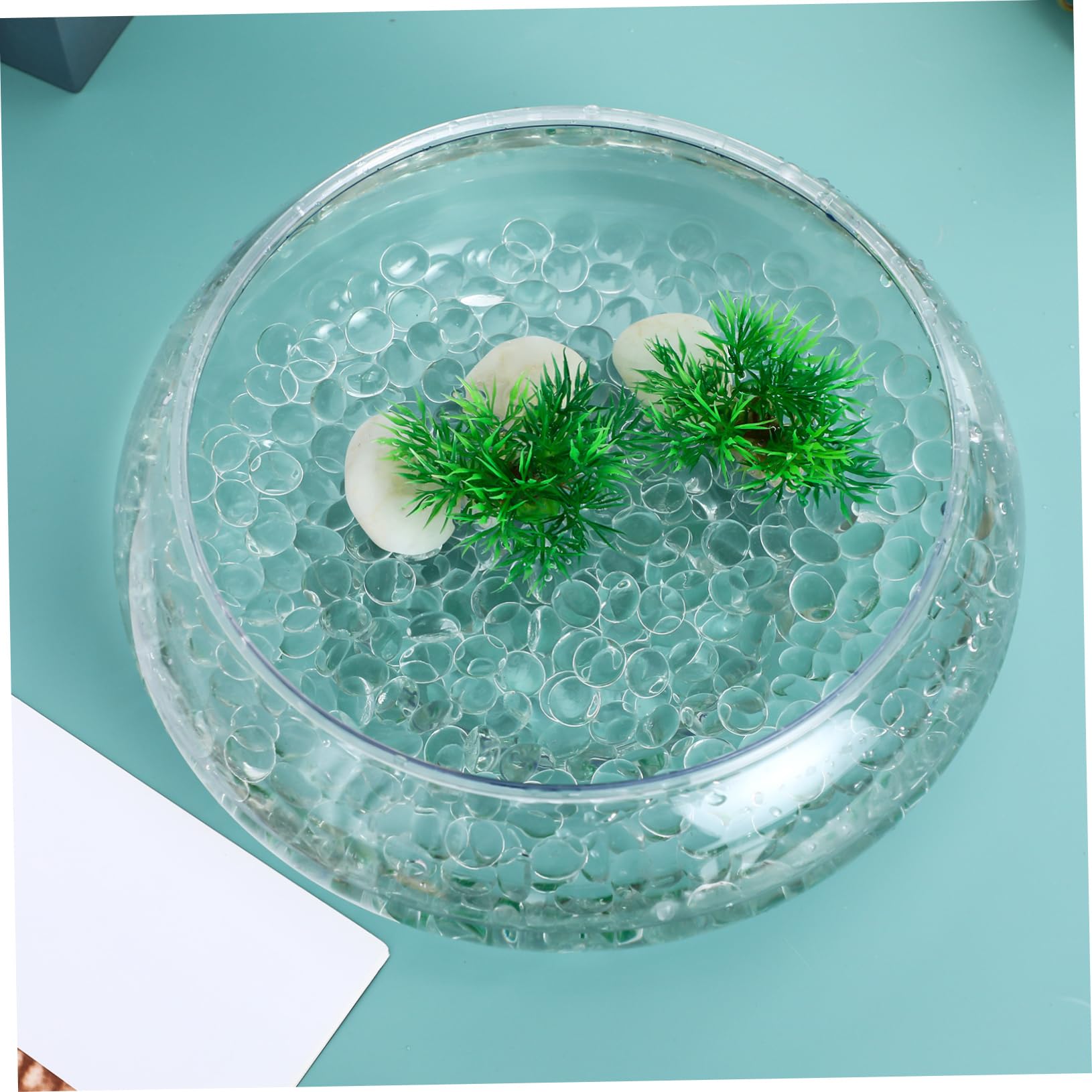 Alipis Ciottoli di Multiuso 1 Confezione Biglie Piatte Decorazioni Biglie Decorative Creazione di Oggetti Artigianali