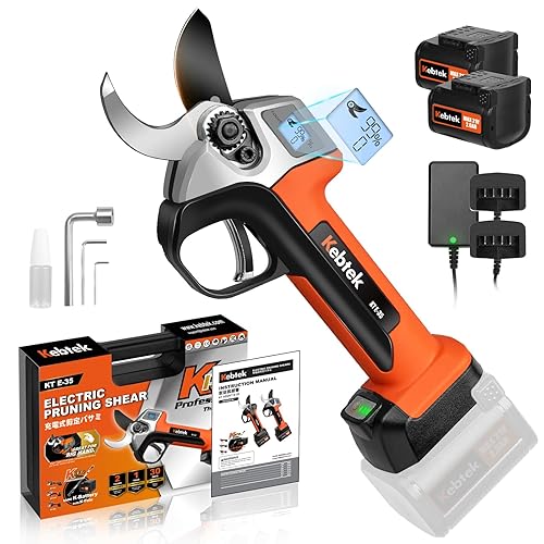 Kebtek Sécateur Électrique 35 mm - Professionnel Brushless Sécateur -