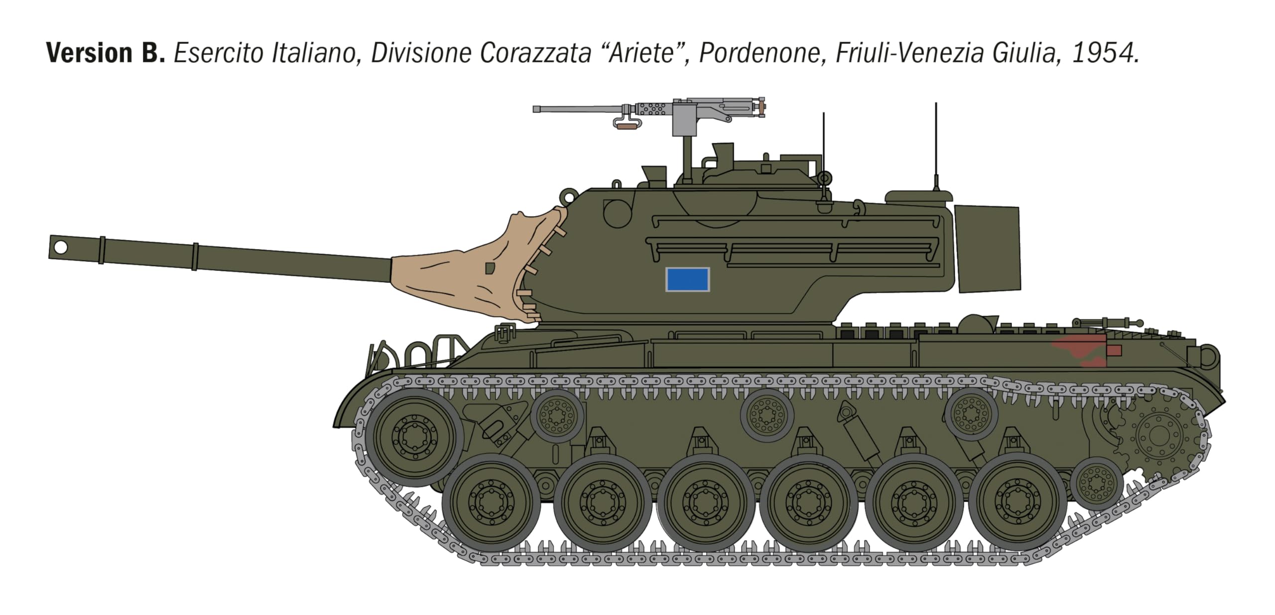 Amazon | イタレリ 1/35 アメリカ M47 パットン プラモデル IT6763