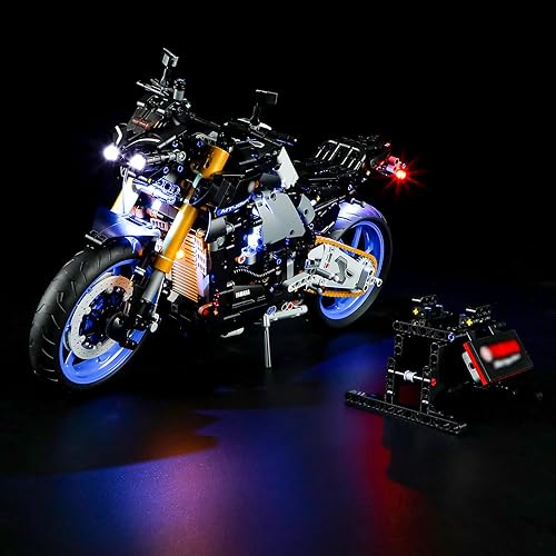 YEABRICKS Luz LED para Lego-42159 Technic Yamaha MT-10 SP Modelo de bloques de construcción (juego de Lego no incluido)