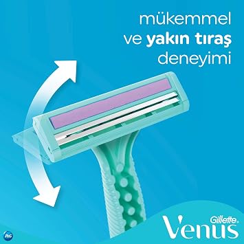 Gillette Venus Simply Venus 2 Use Horse Women's Razor 4 pack