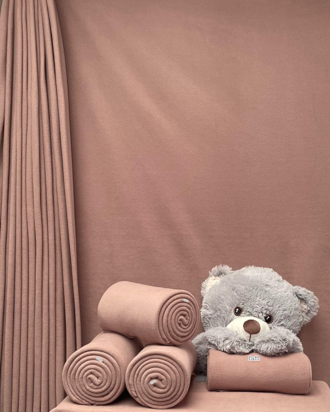 Tia Knight Mocha Brown Premium Quality Anti-Pill Polar Fleece | Soft Washable Fabric | Sold By The Metre | 50+ Colours In Stock | Same Day Dispatch | By (Mocha, 1 Metre)