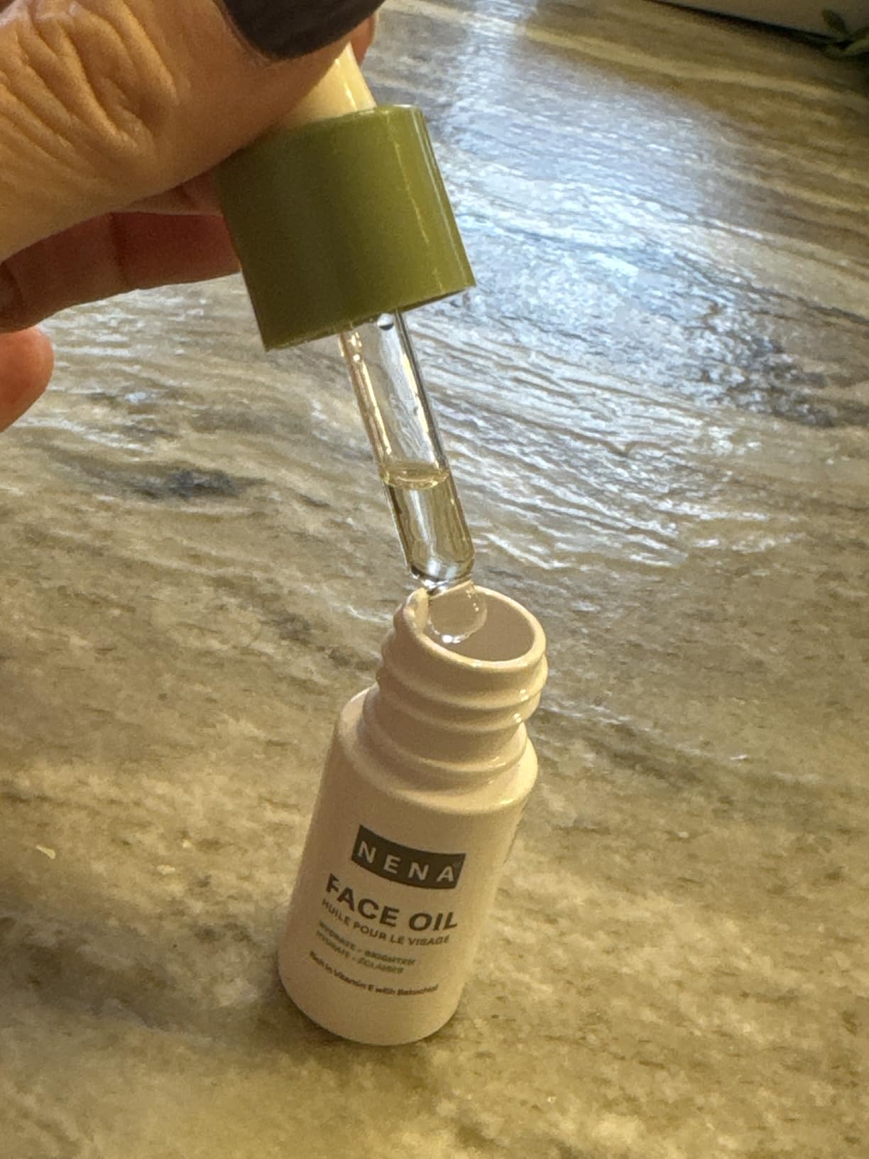 NENA Skincare Mineral Serum - Vitamin C Serum with Hyaluronic Acid - Face Lotion for Deep Hydration, Firmness and Elasticity - All Skin Types - 1 oz