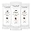 Dove Aluminum Free Deodorant for Women 3 Count Shea Butter 72 hour odor protection 2.6 oz