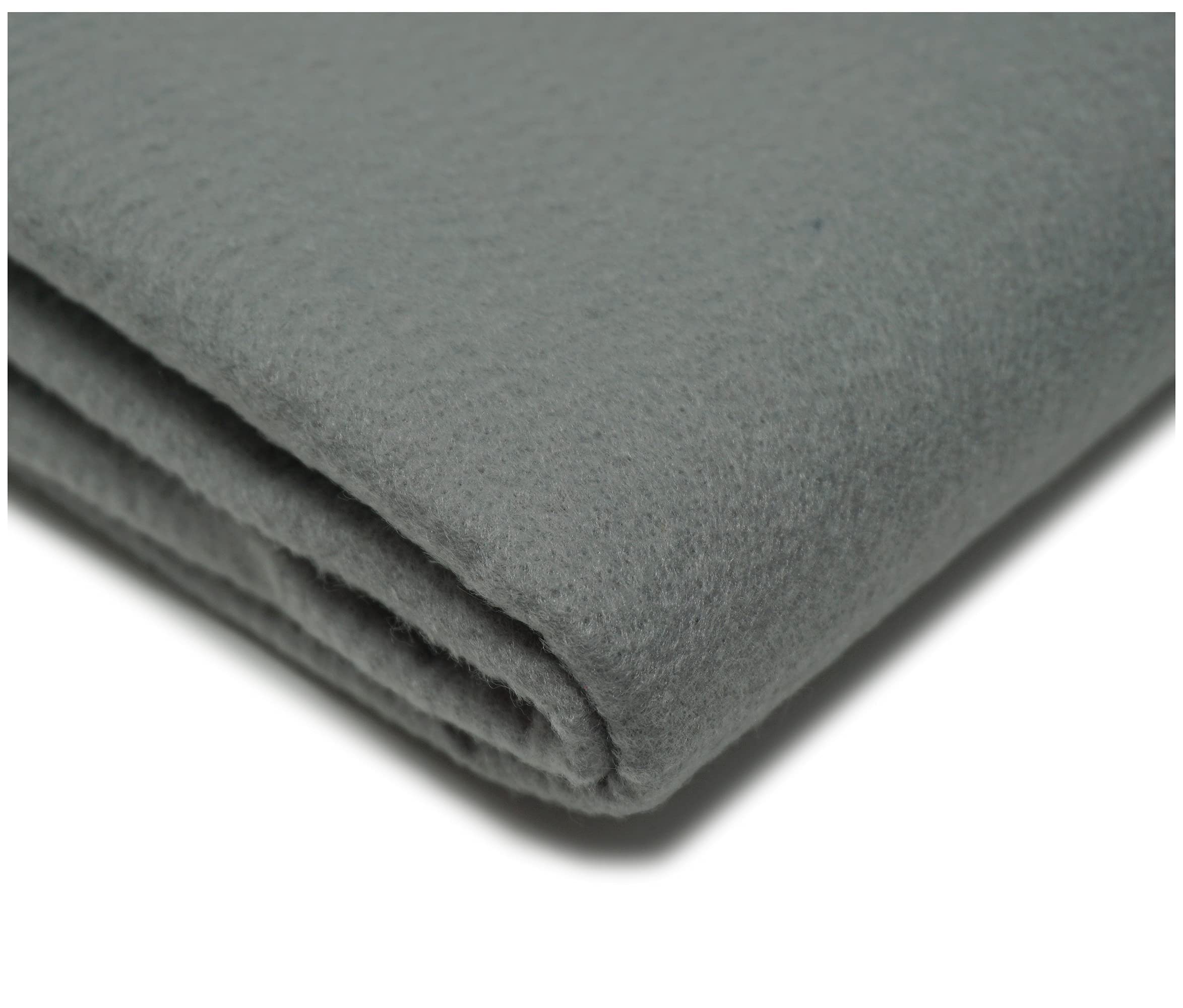 "Get Crafting" 100% Acrylic Felt Fabric Perfect for Arts & Crafts, Sewing Material - 150cm Wide, Available in 30 Vibrant Colours (Sold by The Metre, Grey)