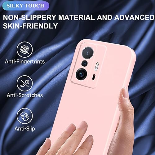 Miniatura 2 de Funda protectora para Xiaomi 11T Pro a prueba de golpes rosa Xiaomi 11T Pro para teléfono Xiaomi 11T funda protectora antihuellas dactilares con la