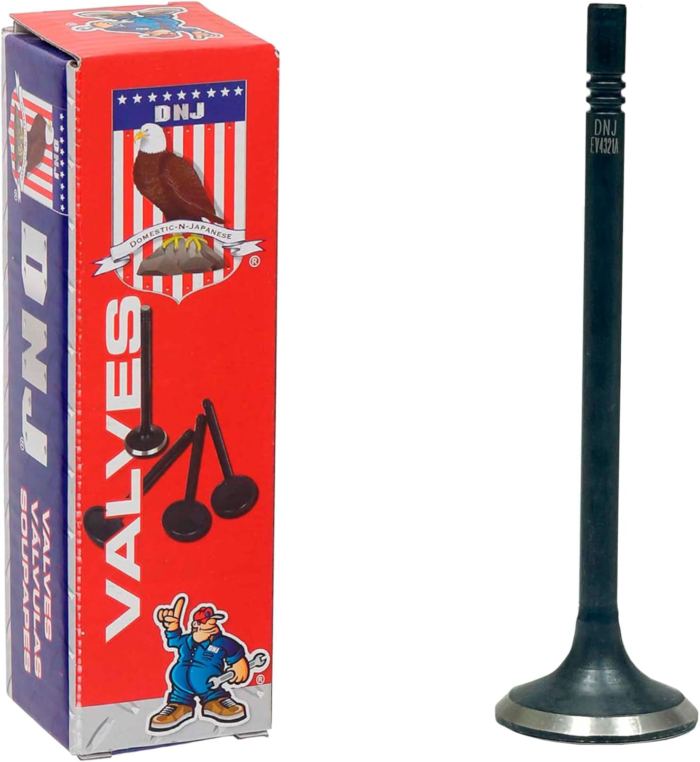 DNJ EV4321A Exhaust Valve for 2015-2022 Ford, Edge, MKK, Nautilus 2.7L V6 24V DOHC