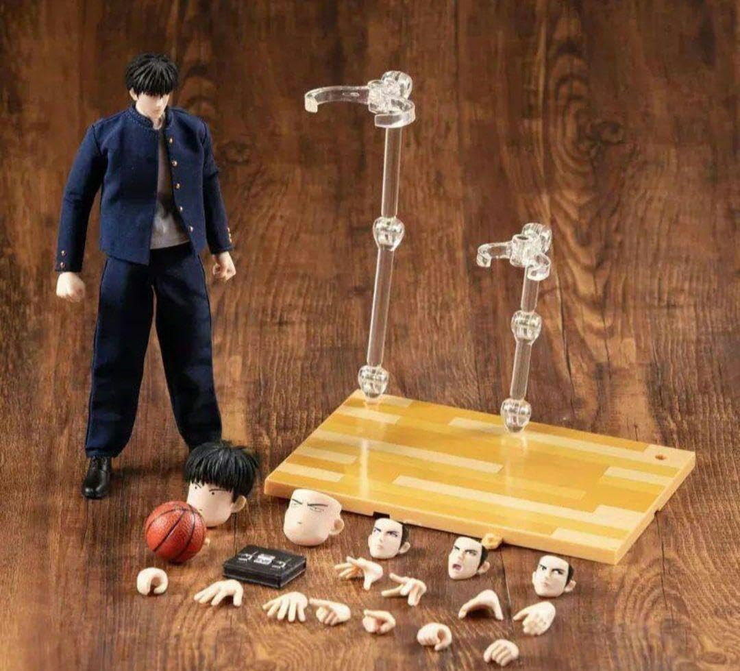 激レア、流川楓可動フィギュア Amazon | スラムダンク 流川楓 可動フィギュア 1 /12スケール